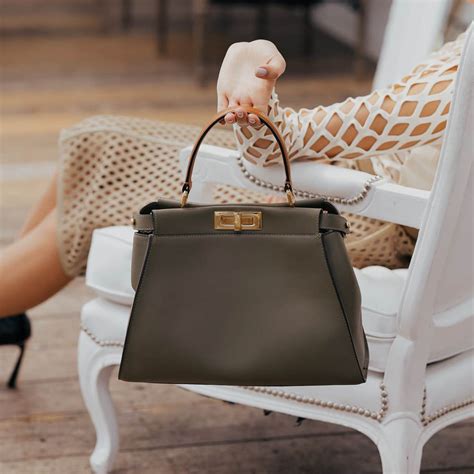 fendi peekaboo green bag|Fendi peekaboo bag sale.